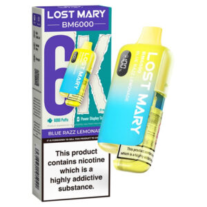 Lost Mary BM6000 Disposable Vape - Blue Razz Lemonade